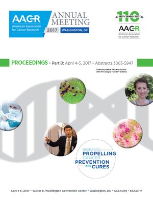 cover image of AACR 2017 Proceedings